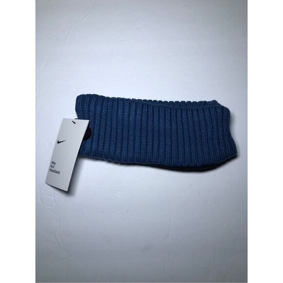 Nike Knit Wide Blue Headband - Picture 2 of 7